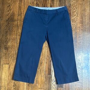 Navy Blue Capri Pants Izod 4 Small